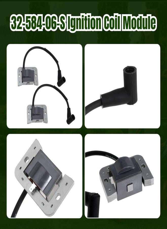 Seweder 32-584-06-S Ignition Coil Module Compatible with Kohler KT ZT Engines 7000 Series Lawn Mower Engine KT610 KT740 ZT720 ZT730 Replaces 3258406-S 3258406 3258406S 32 584 06 S, 2 PCS - Image 2