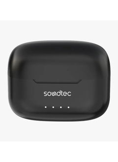 Porodo Soundtec TWS Transparent Earbuds with ANC & ENC and Touch Control / Deep Bass / 7H Play Time - Black  - Image 2