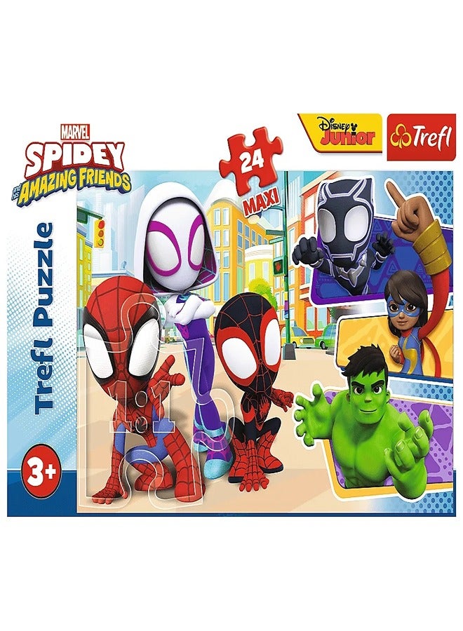 Trefl - Spidey Amazing Friends 24 Piece Jigsaw Puzzle- 14348 - Image 3