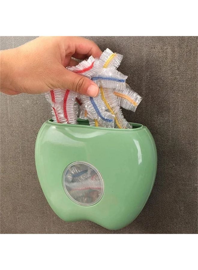 Gray Plastic Wrap Storage Box Wall Mounted Dustproof Organizer - Image 5