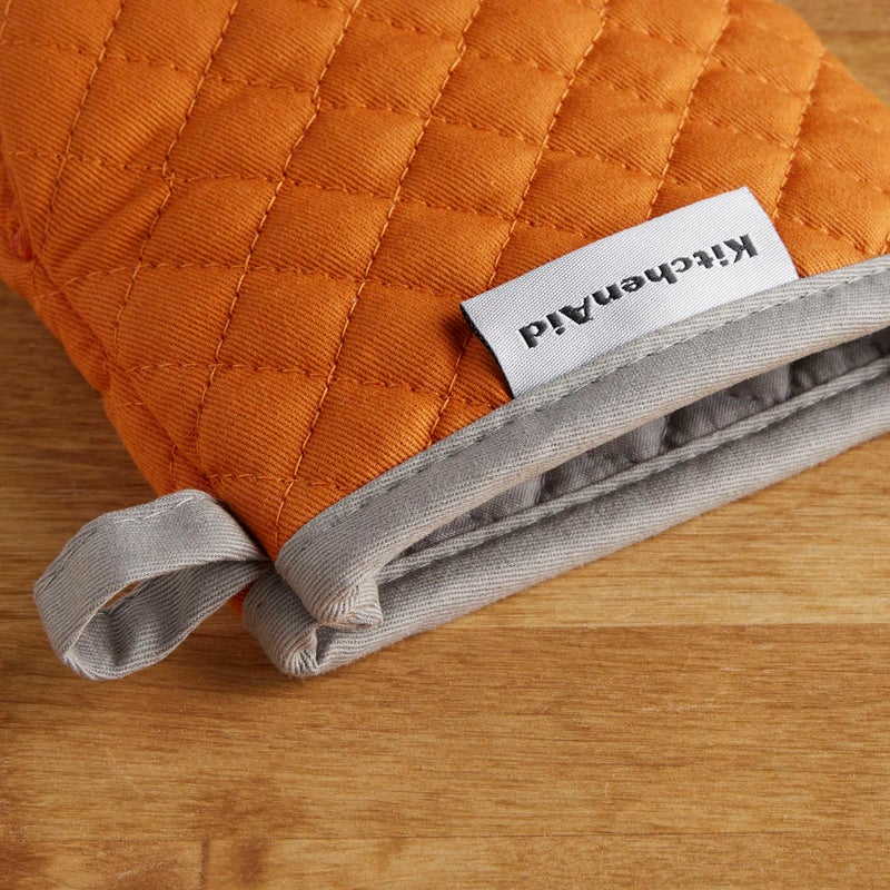 KitchenAid Asteroid Mini Oven Mitt  5.5""x8""  Honey 2 Count - Image 4