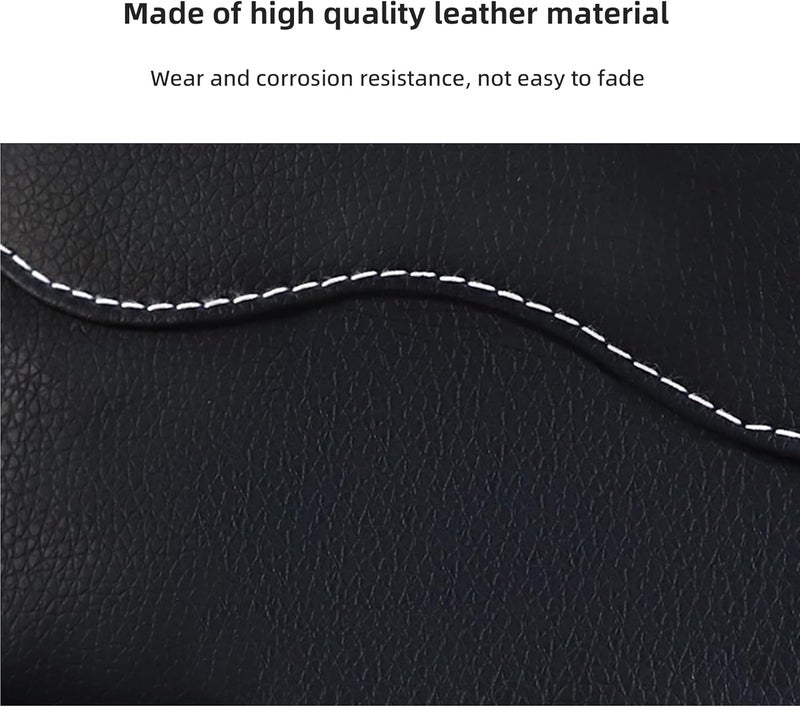 SUJADE YAKEFLY 2 PCS Car Seat Side Pocket Organizer,PU Leather Storage Pocket Pouch Cell Phone Sunglasses Holder,Car Seat Storage Gap Filler,Mini Storage Bag Interior Accessories Organizer - Image 2