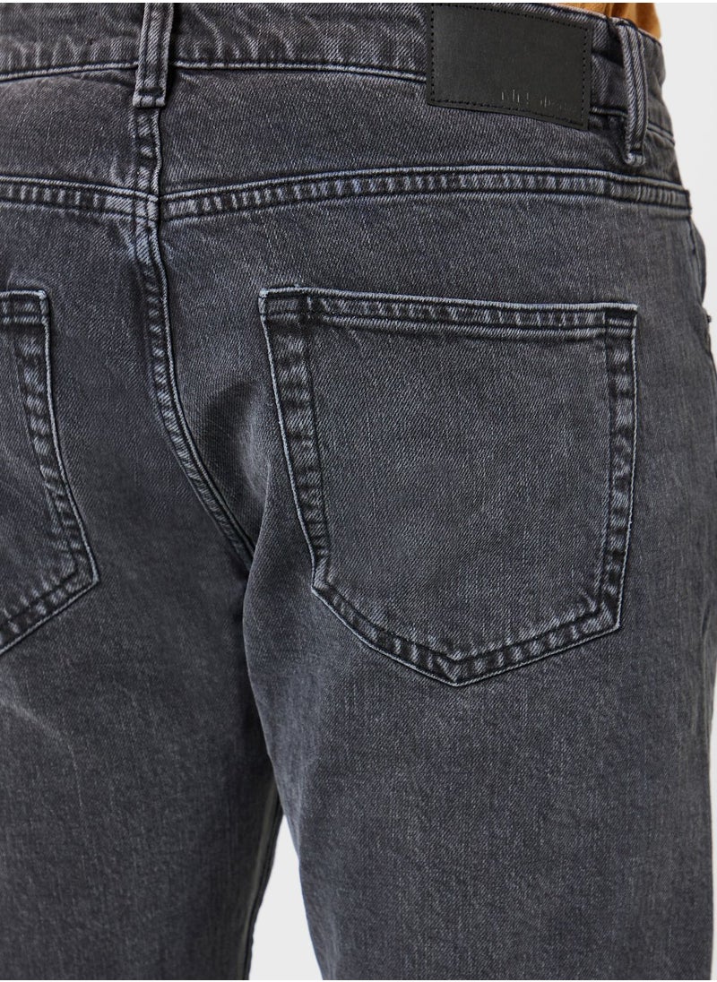Mango Man - Rinse Wash Straight Fit Jeans - Image 1