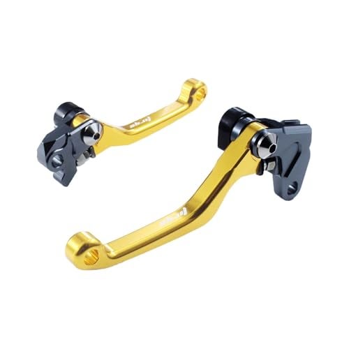 TIRGE Motorcycle CNC Foldable Pivot Clutch Brake Lever Handle for RM85 RM 85 20052017 RM125 RM250 RM 125 250 2004 2005 2006 2007 2008 0408 L60R62gold - Image 3