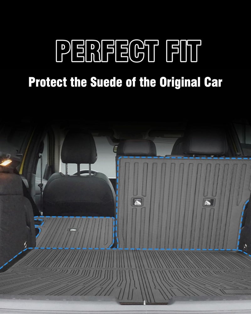 YEBOOCA Cargo Liner for 2025 Nissan Kicks - Trunk Mat and Back Seat Cover Protector - Image 2