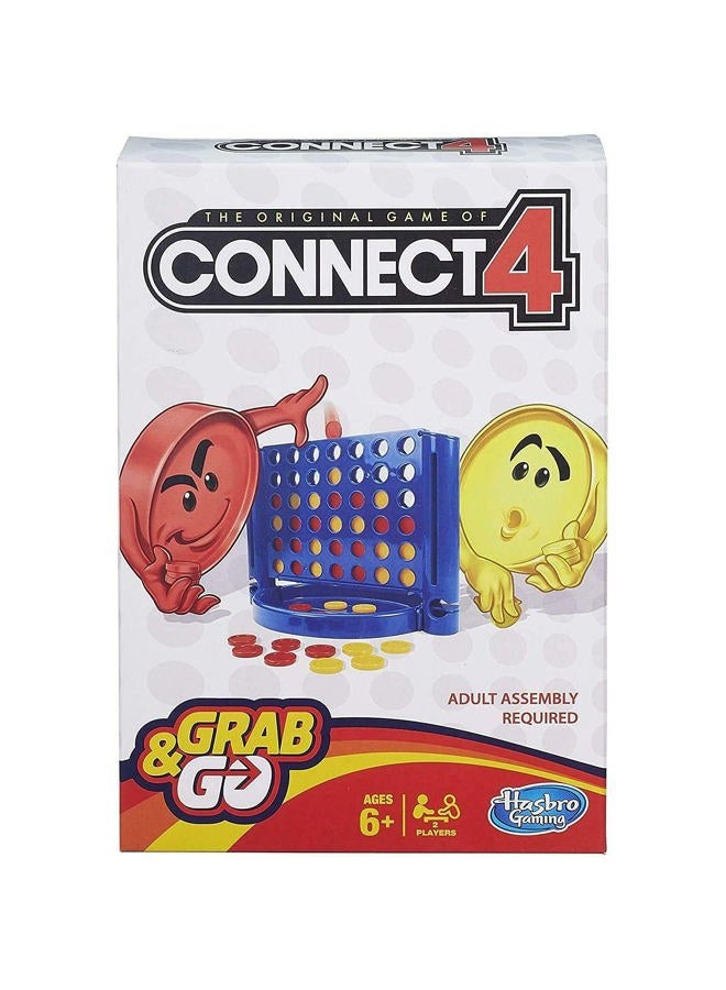 HASBRO - GAMING Hasbro Connect 4 Grab And Go Game; Portable 2-Player Game; Fun Travel Game For Kids Ages 6 And Up, One Size - Image 3