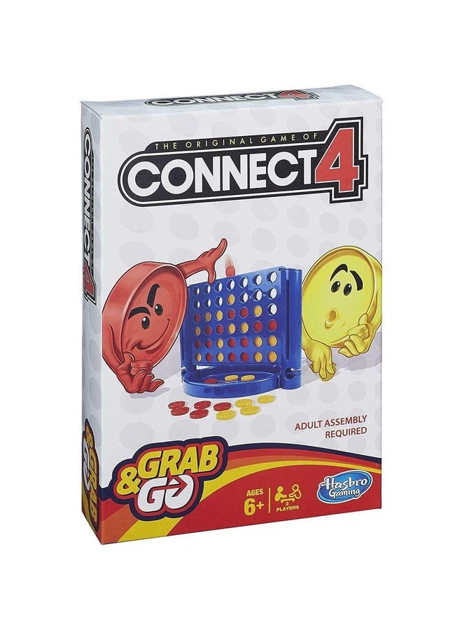 HASBRO - GAMING Hasbro Connect 4 Grab And Go Game; Portable 2-Player Game; Fun Travel Game For Kids Ages 6 And Up, One Size - Image 2