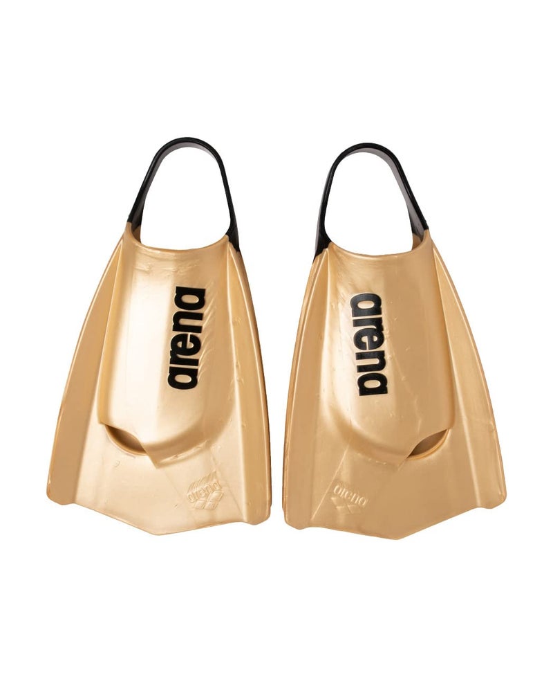 Arena Unisex Adult 50th Anniversary Powerfin Pro II Training Fins for Swimming Silicone Short Blade Open Heel Left/Right Custom Design, Size 12.5-13.5 - Image 1