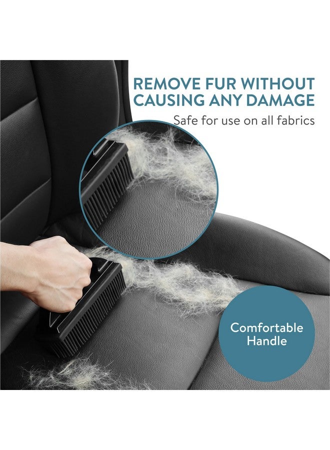 Navaris Navaris Pet Hair Remover Brush - for Multiple Surfaces Including Furniture, Carpets, Clothes - Dog and Cat Quick Easy Fur Remover with Handle - 15.5 x 8.5 x 5cm (6.1" x 3.3" x 2")  - Image 3