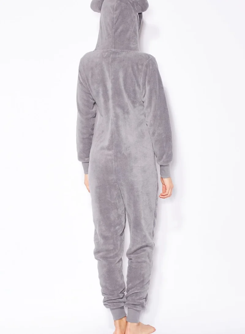 Outdoor Fleece Hooded Onsie
