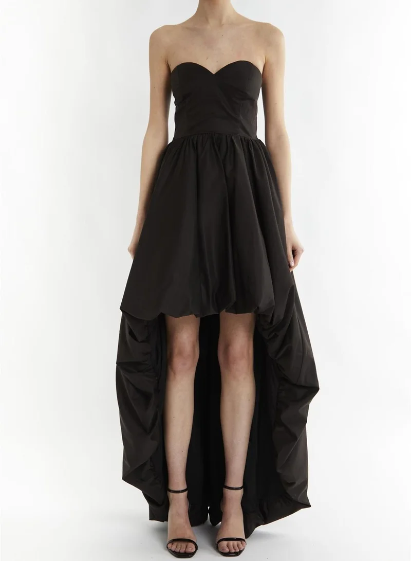 ترو ديكادينس Alexia Black Hi-Low Strapless Dress