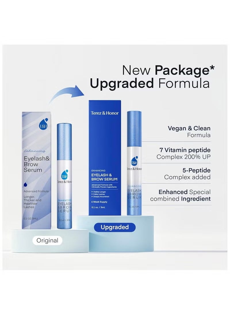 مصل نمو الرموش الطبيعي ومعزز الحاجب لنمو الرموش الأكثر سمكاً وأطولًا للرمش الطويلة واللامعة والحاببين [3 مل] 3 مل - Image 5