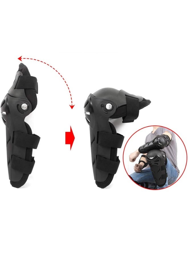 تشيس اب 4 قطع من وسادات الركبة والكوع لحماية سباقات موتوكروس وواقيات الساق والركبة للبالغين - Image 2