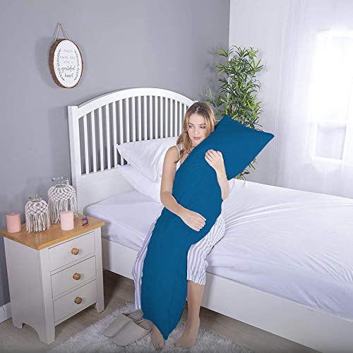 Daddy Cool Ultra Soft Body Support Body PillowPregnancy Pillow for Pregnant WomenMaternity Pillow Side Sleeping Pillow 20 x 54 Inch Pack of 1 Sea Blue - Image 3