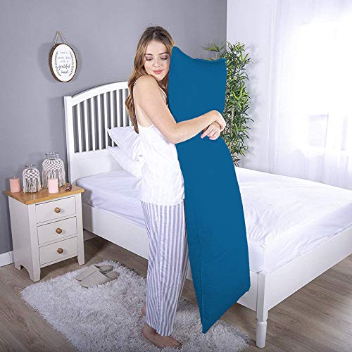 Daddy Cool Ultra Soft Body Support Body PillowPregnancy Pillow for Pregnant WomenMaternity Pillow Side Sleeping Pillow 20 x 54 Inch Pack of 1 Sea Blue - Image 1