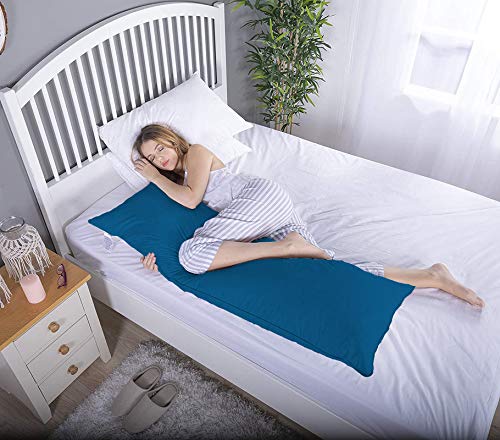 Daddy Cool Ultra Soft Body Support Body PillowPregnancy Pillow for Pregnant WomenMaternity Pillow Side Sleeping Pillow 20 x 54 Inch Pack of 1 Sea Blue - Image 2