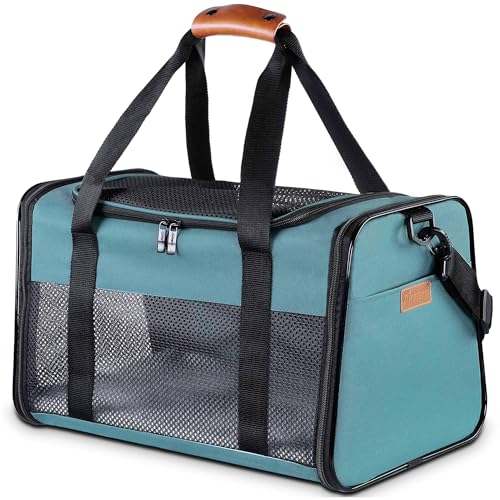 Akinerri Cat Carrier - Portable Foldable Dog Pet Carrier, Soft-Sided Pet Bag up to 15 Lbs, Airline Approved Travel Puppy Carrier - Image 1