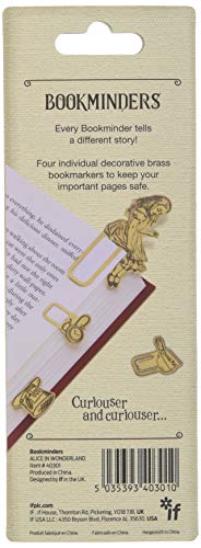 IF Bookminders Brass Page Markers Alice in Wonderland - Image 3