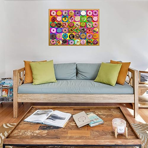 Nattork Jigsaw Puzzles 500 Pieces for Adults, Families (Donuts) Pieces Fit Together Perfectly - Image 2