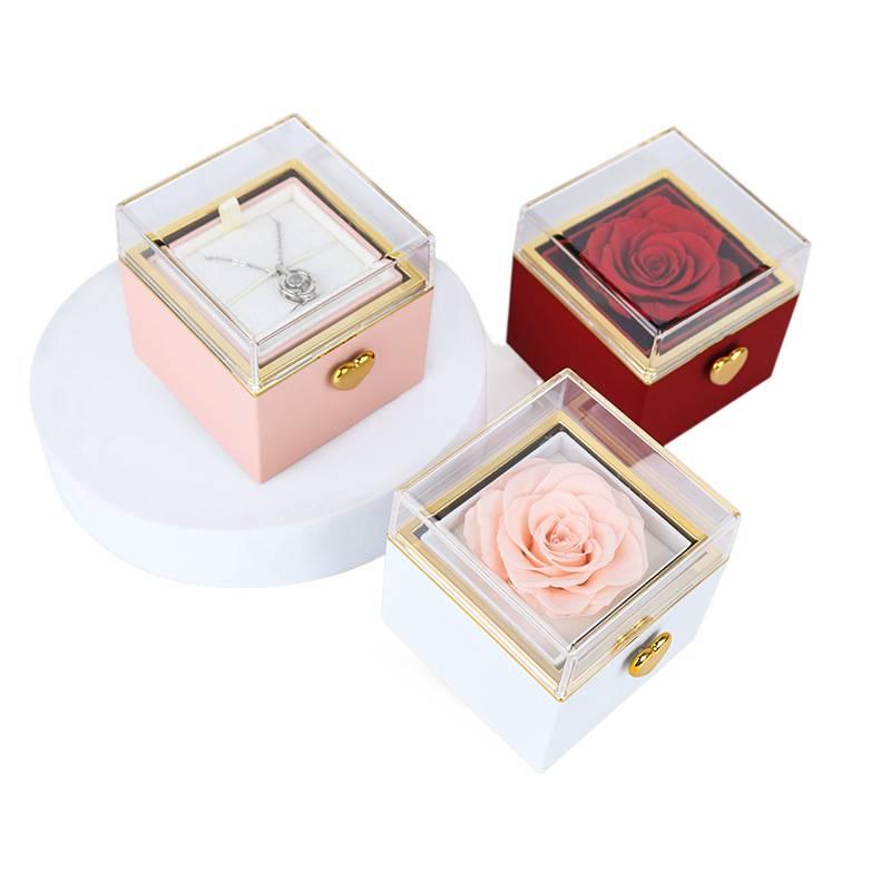 Jewelry Storage Box Storage for Earrings Necklaces and Bracelets Red for Work and School - Image 5
