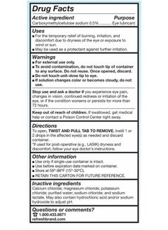 REFRESH Plus Lubricant Eye Drops, Value Size, 70-0.01 Fluid Ounce (0.4 ml) Containers  - Image 3