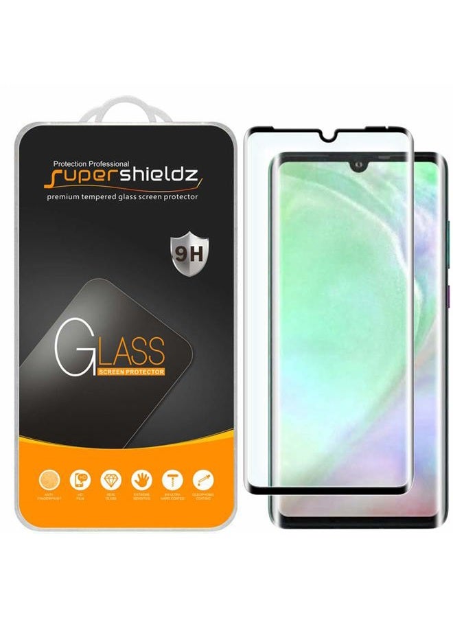 Supershieldz (2 Pack) for Huawei (P30 Pro) Tempered Glass Screen Protector, (Full Cover) (3D Curved Glass) Anti Scratch, Bubble Free (Black) - Image 1