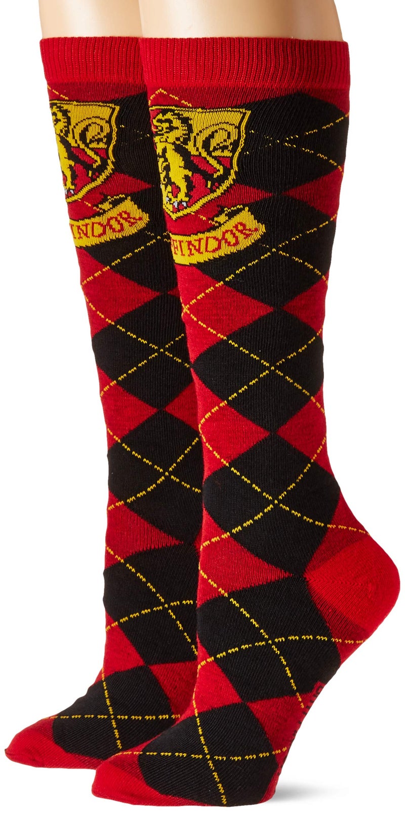 Hyp Harry Potter Gryffindor Argyle Juniors Knee High Socks - Image 5