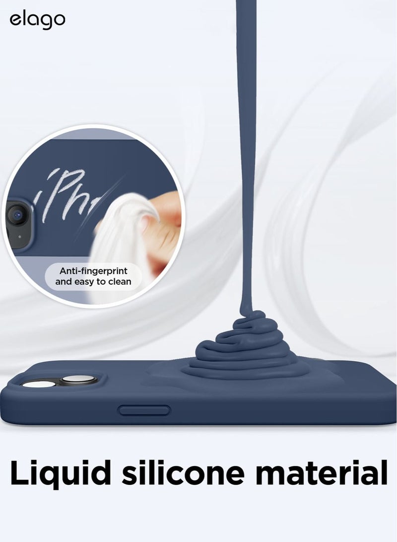 Elago Silicone Shockproof iPhone 14 Case Cover with MagSafe - Jean Indigo - Image 5