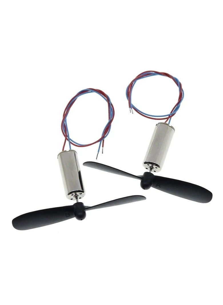 Micro Coreless Motor with Propeller High Speed for Aircraft Model Toy Quadcopter Diy