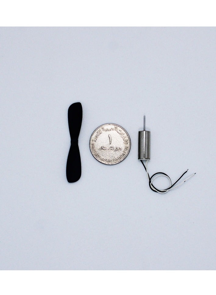 Micro Coreless Motor with Propeller High Speed for Aircraft Model Toy Quadcopter Diy