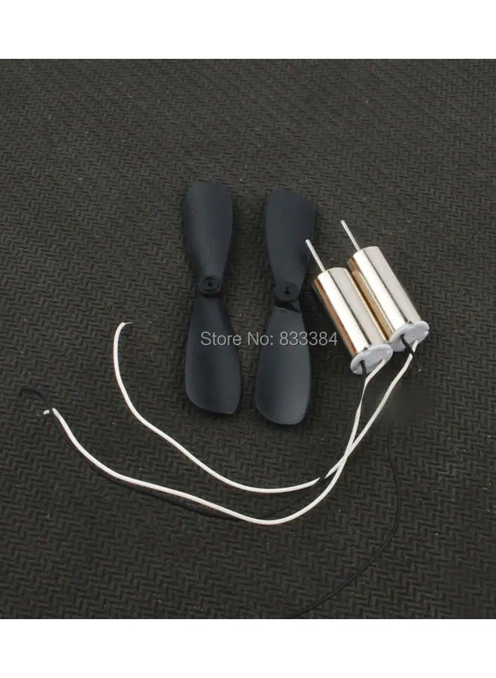 Micro Coreless Motor with Propeller High Speed for Aircraft Model Toy Quadcopter Diy