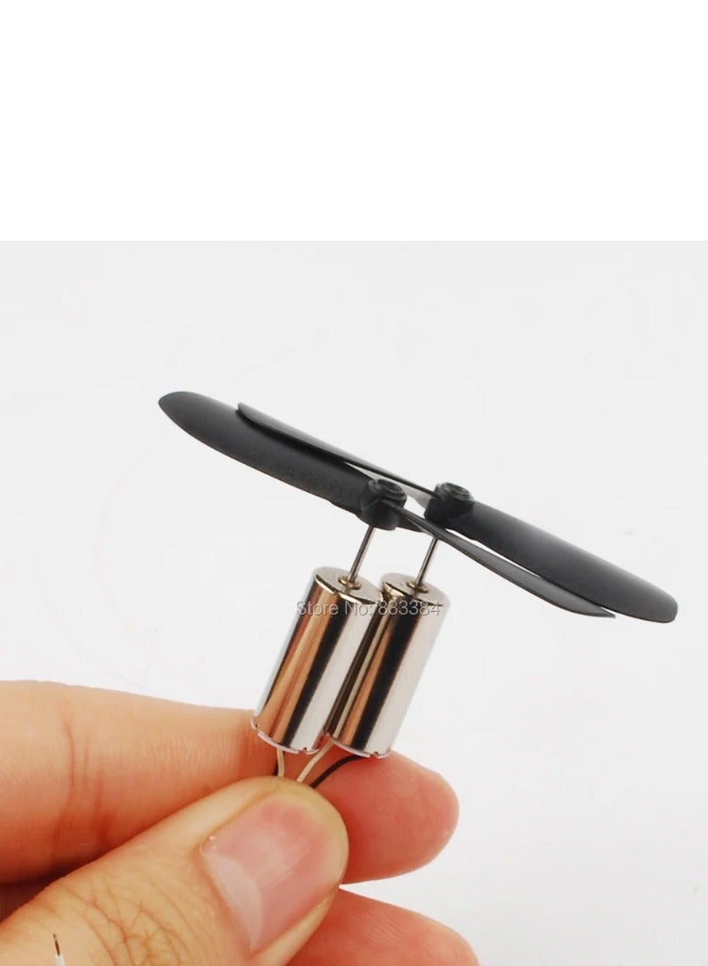 Micro Coreless Motor with Propeller High Speed for Aircraft Model Toy Quadcopter Diy
