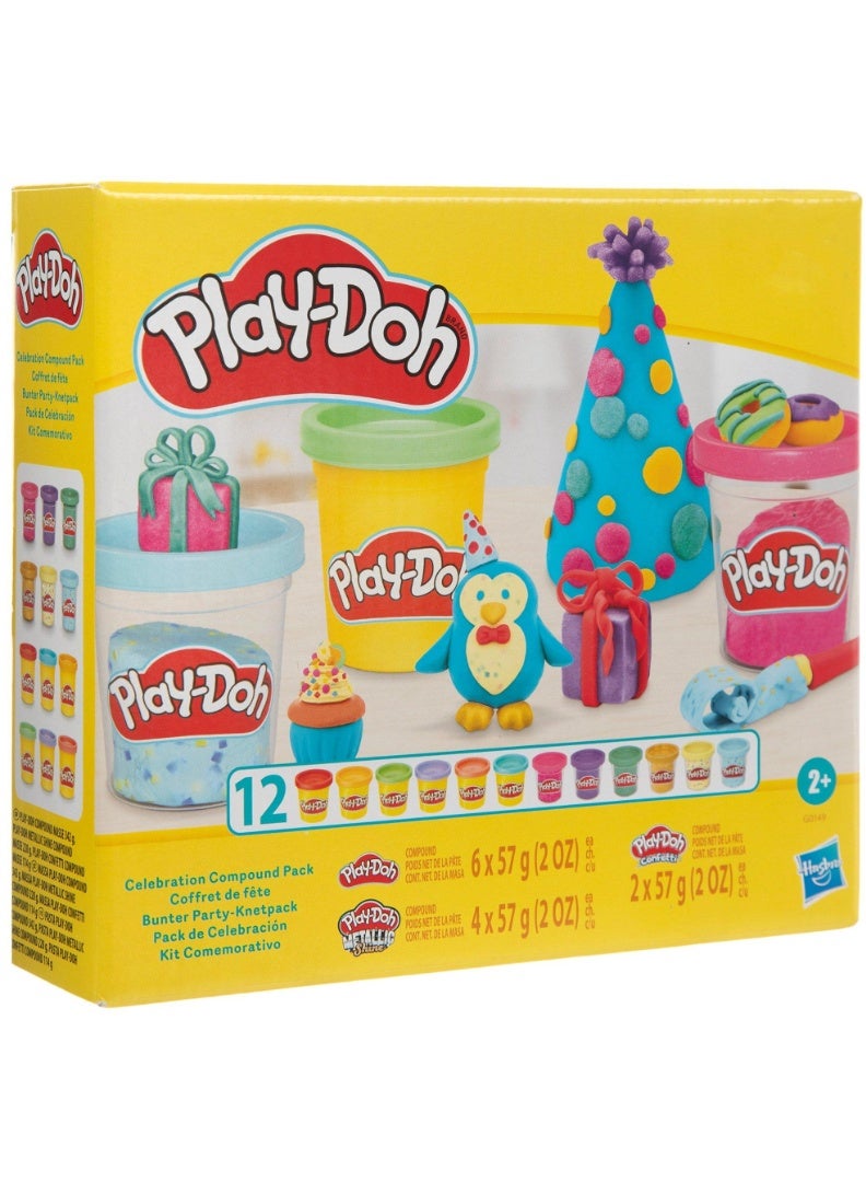 Play-Doh Hasbro Play-Doh Celebration Compound Pack Modeling Compound Set - Image 1
