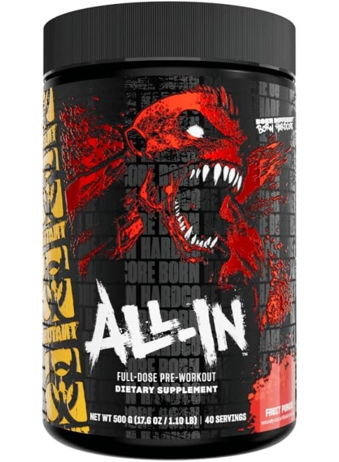 ميوتانت مادنس أول-إن - جرعة كاملة قبل التمرين فوريت بانش 500 غرام - Image 1