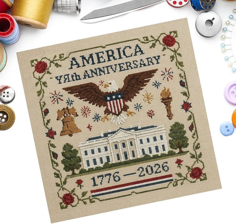 طقم التطريز للذكرى الـ 250 - النمط أ - Image 2