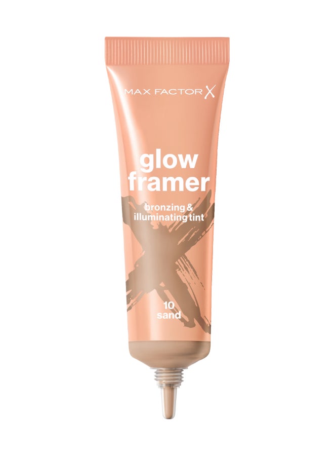 Max Factor Glow Framer Bronzing and Illuminating Tint - 10 - Sand, 30ml - Image 1