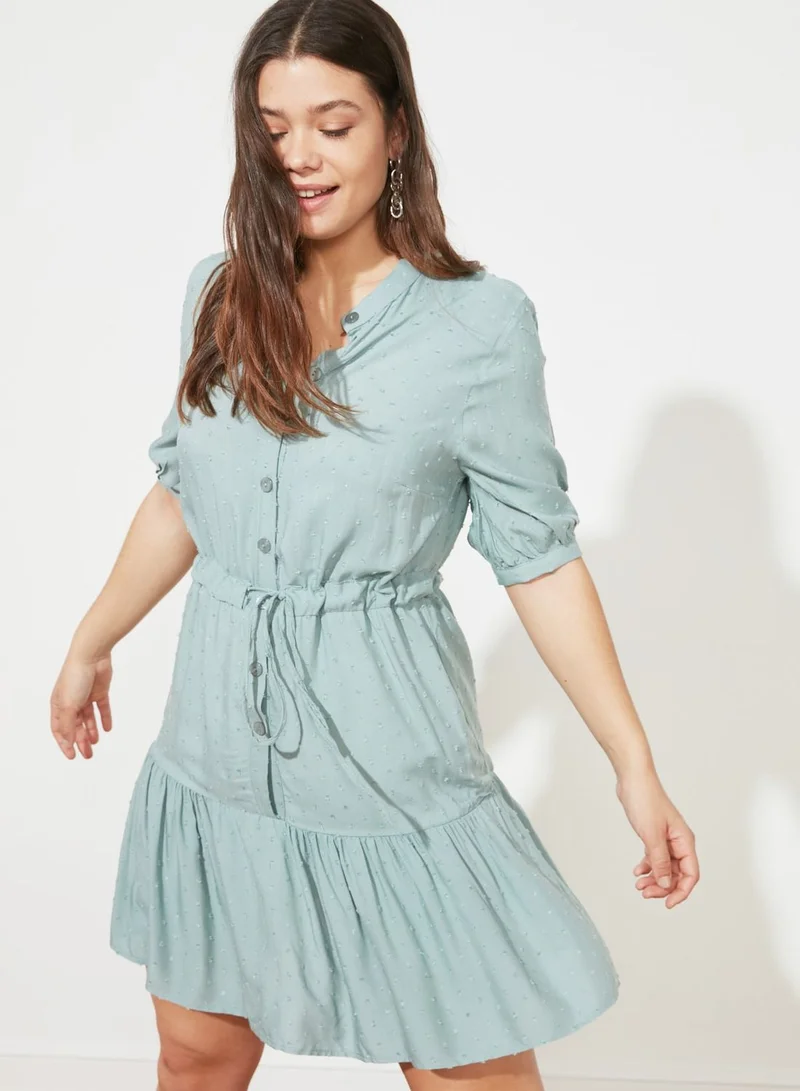 trendyol Drawstring Detail Shirt Dress