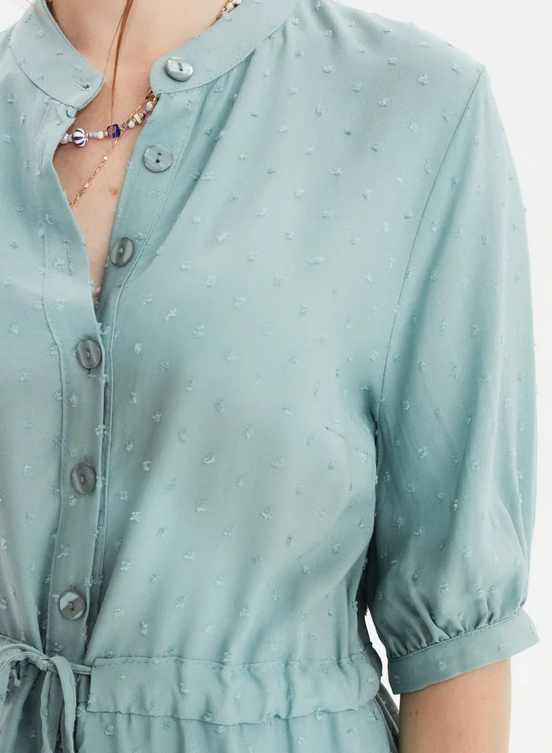 trendyol Drawstring Detail Shirt Dress