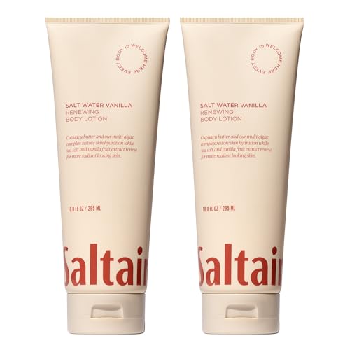Saltair Body Lotion 2 Pack Moisturizing Lotion For Dry Skin Salt Water Vanilla Scented Hydrating Body Cream with Nourishing Moisturizer Formula Skin Care for Women and Men 2x 10oz Tubes - Image 1
