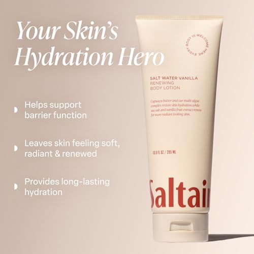 Saltair Body Lotion 2 Pack Moisturizing Lotion For Dry Skin Salt Water Vanilla Scented Hydrating Body Cream with Nourishing Moisturizer Formula Skin Care for Women and Men 2x 10oz Tubes - Image 3