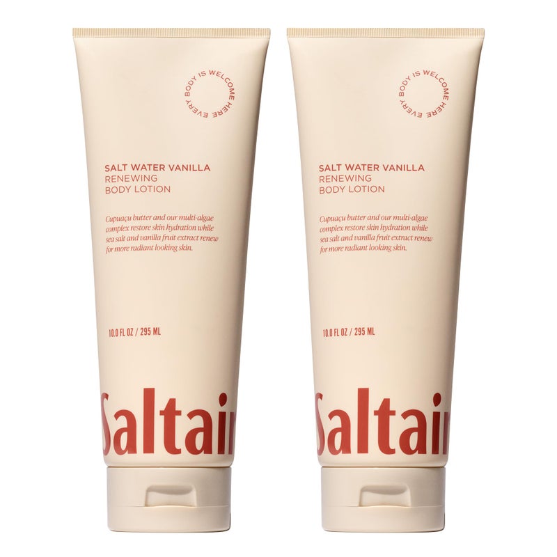 Saltair Body Lotion 2 Pack Moisturizing Lotion For Dry Skin Salt Water Vanilla Scented Hydrating Body Cream with Nourishing Moisturizer Formula Skin Care for Women and Men 2x 10oz Tubes - Image 2
