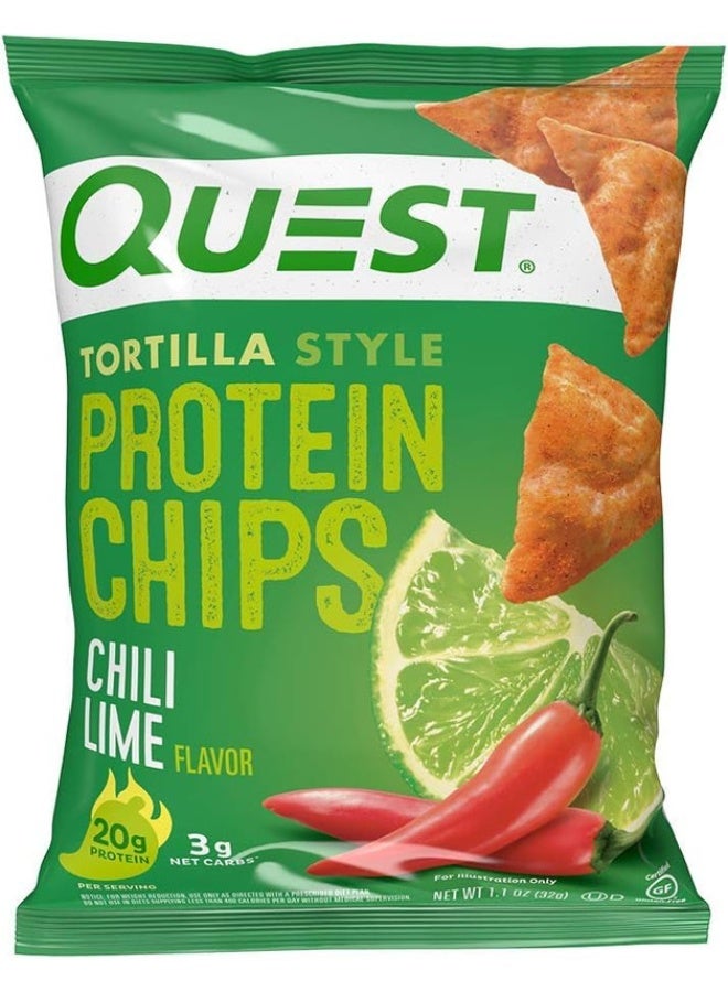 رقائق بروتين تورتيلا – بنكهة الشطة والليمون - Image 1