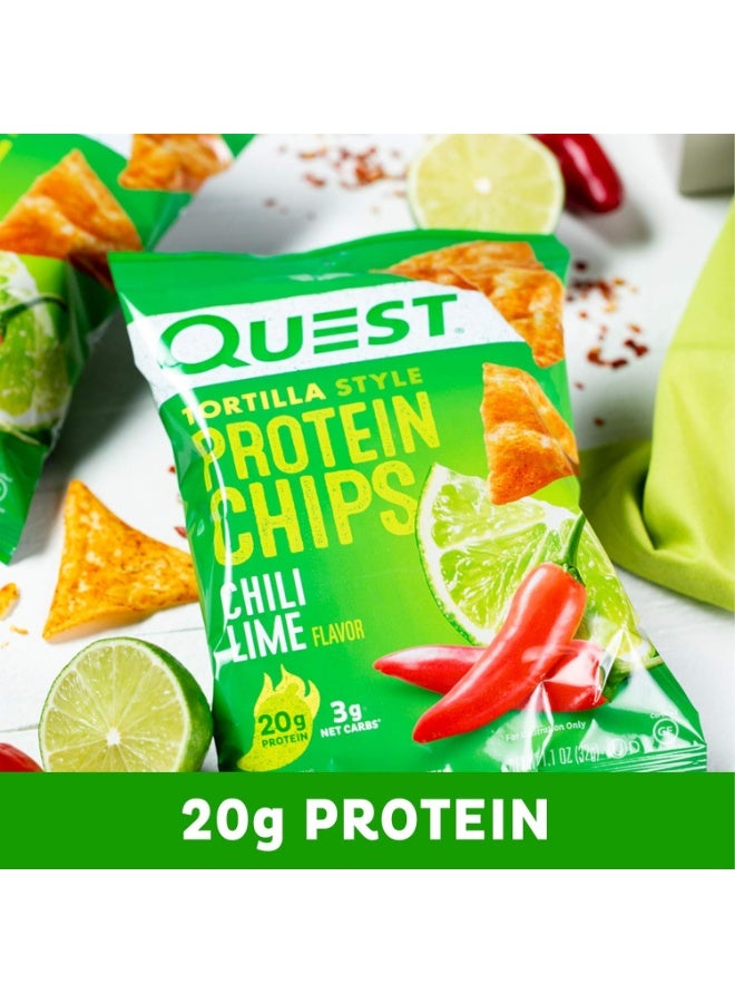 رقائق بروتين تورتيلا – بنكهة الشطة والليمون - Image 3