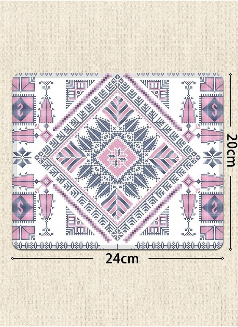 Stylish, Ergonomically Designed Mouse Pad, Size 24*20 cm