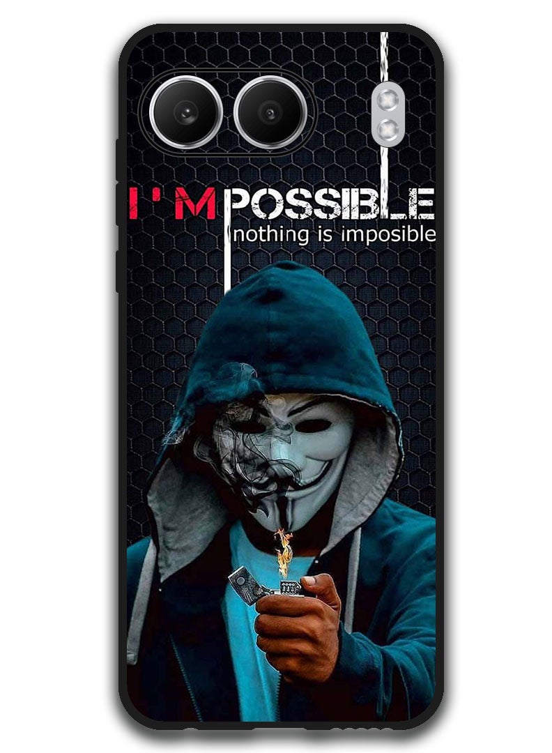 Theodor Protective Case Anti Scratch Shock Proof Bumper Cover For OnePlus Nord 4 Nothing Is Impossible - Image 1