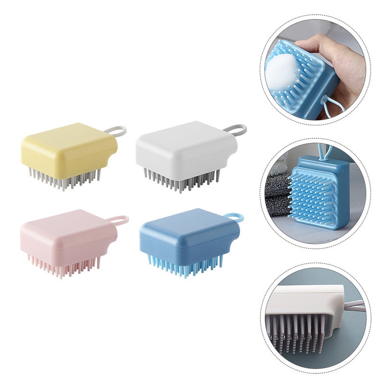 8 pcs Hair Scalp Portable Shampoo Brush Massage Comb Shampoo Brush - Image 5