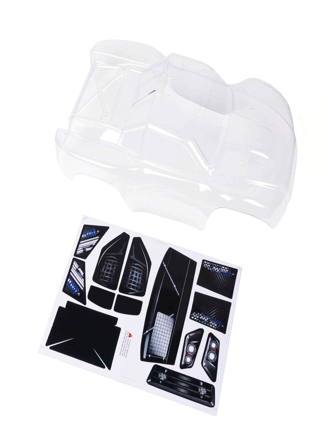 SummitLink Compatible Custom Body Clear Unpainted with Stickers Replacement for 1/10 Scale RC Car or Truck (Truck not Included) SS-C-02 - Image 1