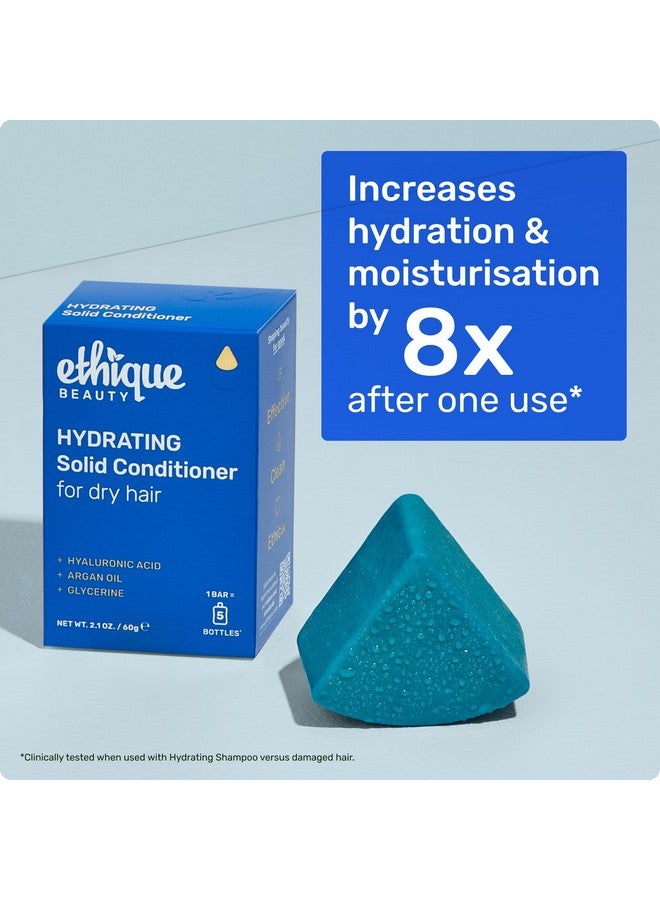 Ethique Hydrating Conditioner Bar for dry hair with Hyluronic Acid - Plastic-Free, Cruelty-Free, Vegan, 2.12 oz - Image 4