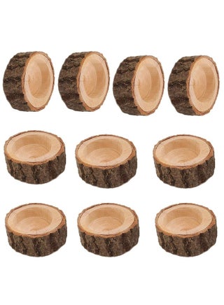 Wooden Tea Light Candle Holders, Rustic Wood Candle Holder Set for Wedding Centerpieces for Table, Party Home Decoration 10 PCS - pzsku/Z1607D24C4E9CC9B8369FZ/45/_/1723270323/7998e478-2ad3-4d20-a064-b314bbd8a8d1