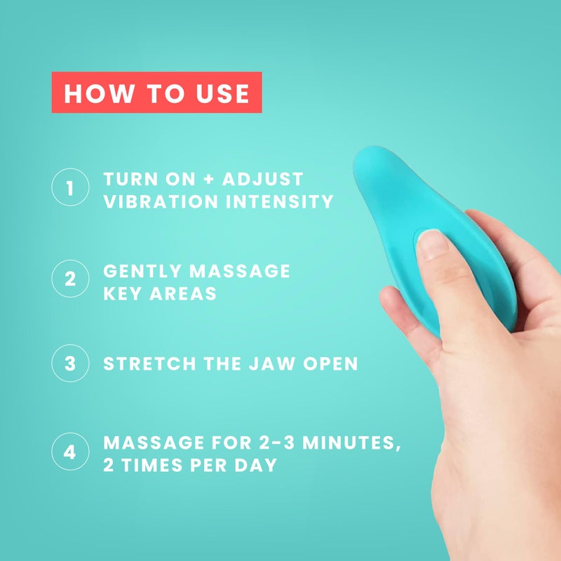Lavie TMJ Relief - Calming Vibration for Pain Relief - Soothe Tension in Neck, Jaw, and Face - Best Ergonomic Massage Tools for Facial & Tooth Pain - Waterproof, Soft Silicone Design for Men & Women - Image 5